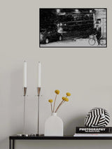 Snowing street Poster och Canvastavla