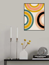 Rainbow Suns 11 Kopie Poster och Canvastavla