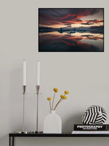 ... glacier lagoon Poster och Canvastavla