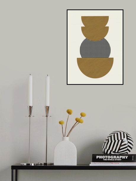 Sphere and Semi Spheres Poster och Canvastavla