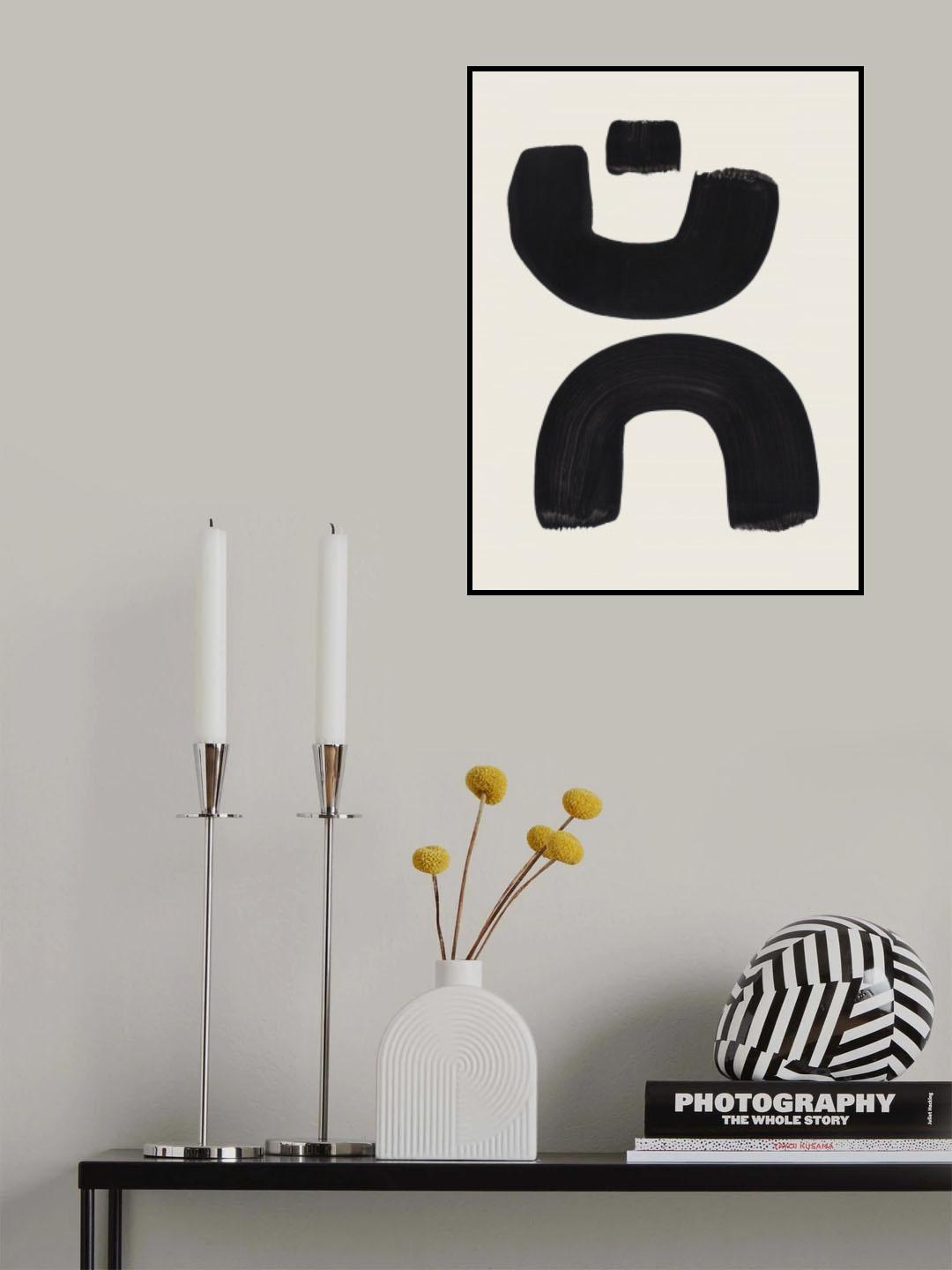Twin Smiles Poster och Canvastavla