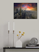 Dubai Above Poster och Canvastavla