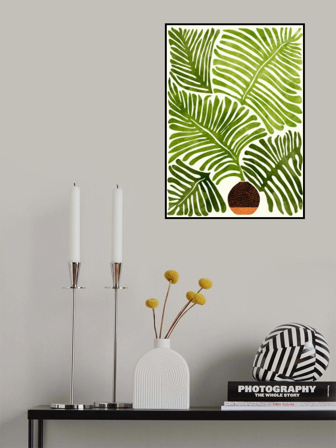 Summer Fern Poster och Canvastavla
