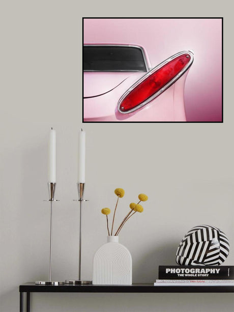 US classic car 1961 Comet tail fin abstract Poster och Canvastavla