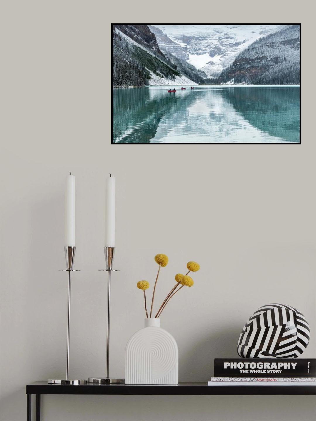 Peaceful Lake Louise Poster och Canvastavla