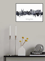 Port-au-Prince Haiti Skyline Poster och Canvastavla