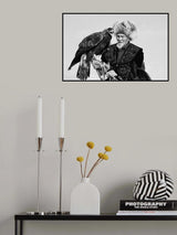 Eagle and Old Man Poster och Canvastavla
