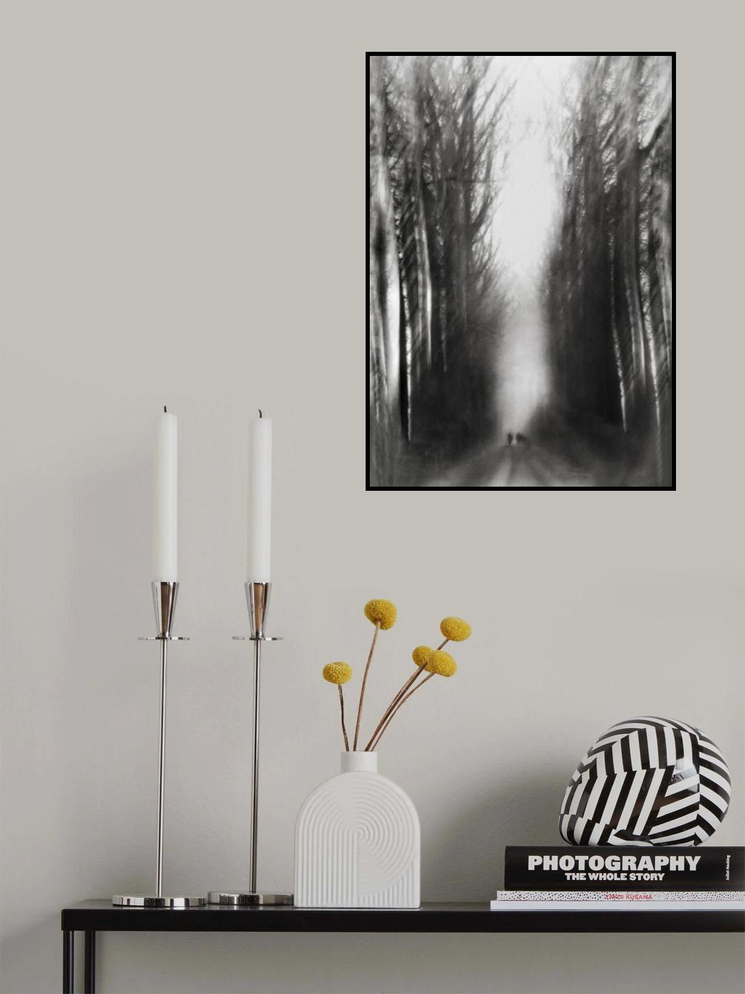 Cezanne's Walk Poster och Canvastavla