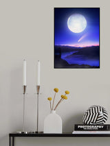 Moon Date Poster och Canvastavla