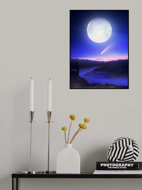 Moon Date Poster och Canvastavla