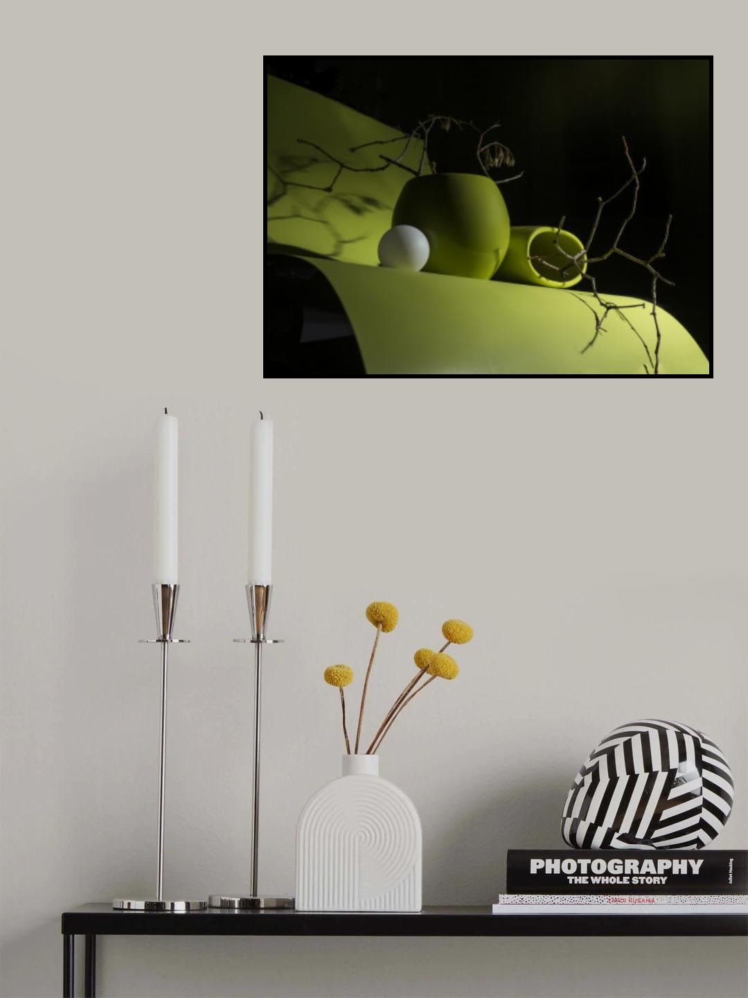 "Little White Ball" Poster och Canvastavla