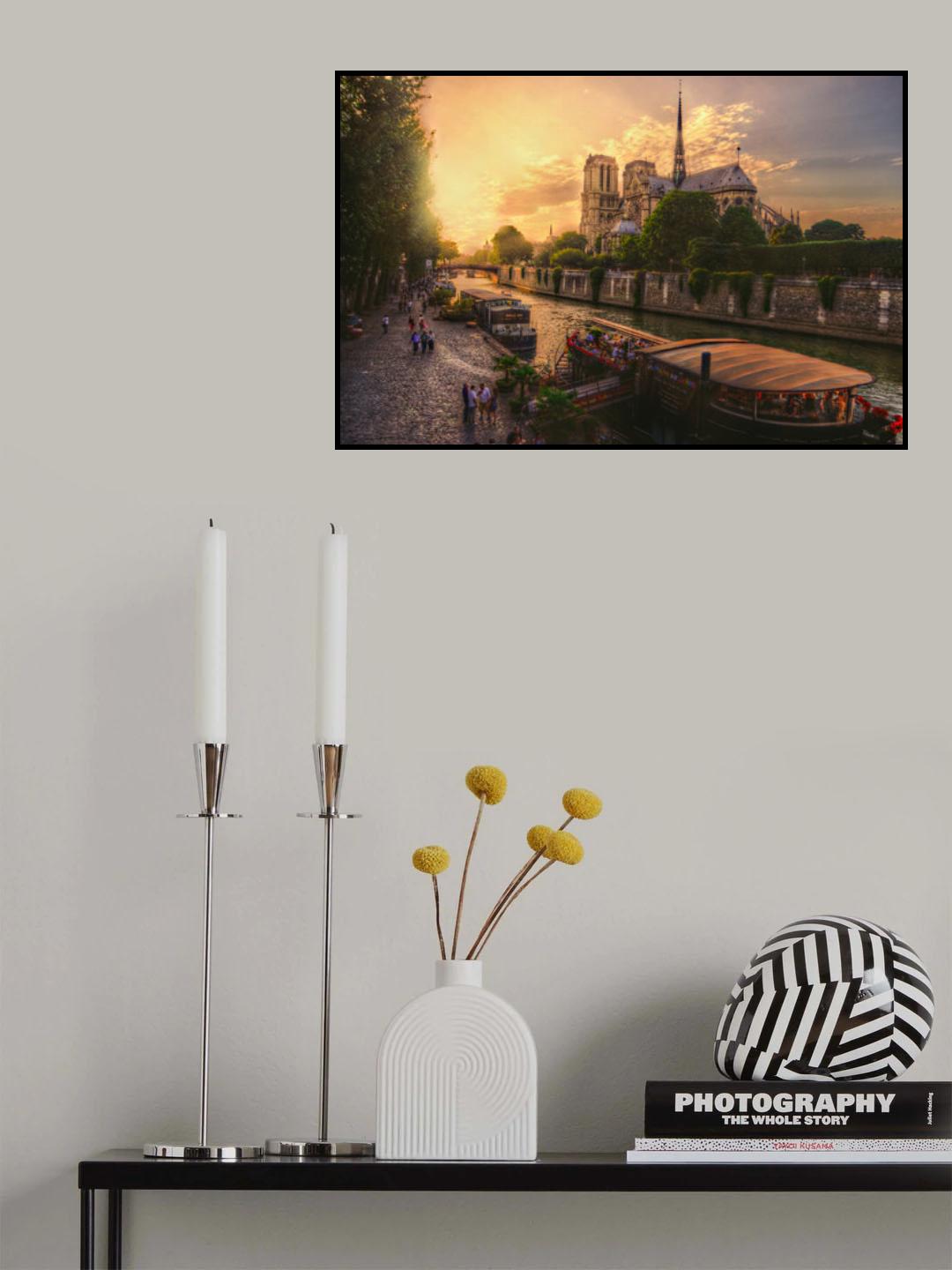 Cathédrale Notre-Dame de Paris Poster och Canvastavla