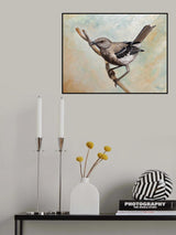 Sharp Eyed Mockingbird Poster och Canvastavla