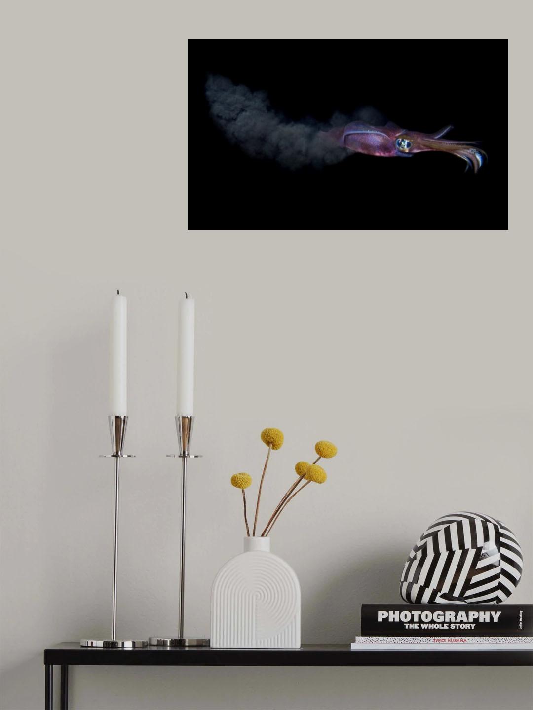 Ink Cloud Poster och Canvastavla