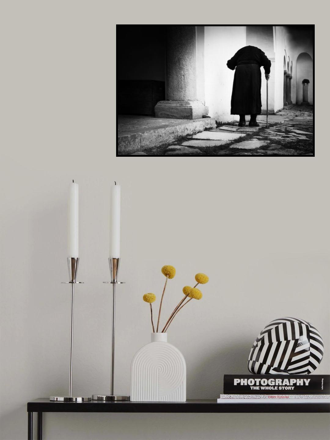 Old lady Poster och Canvastavla