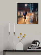 girl in the rain Poster och Canvastavla