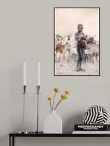 Young Kara tribes boy Poster och Canvastavla
