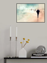 Walk (colored) Poster och Canvastavla