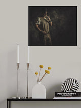 A.Pipe gives a wise man time to think and a fool something to stick in his mouth Poster och Canvastavla