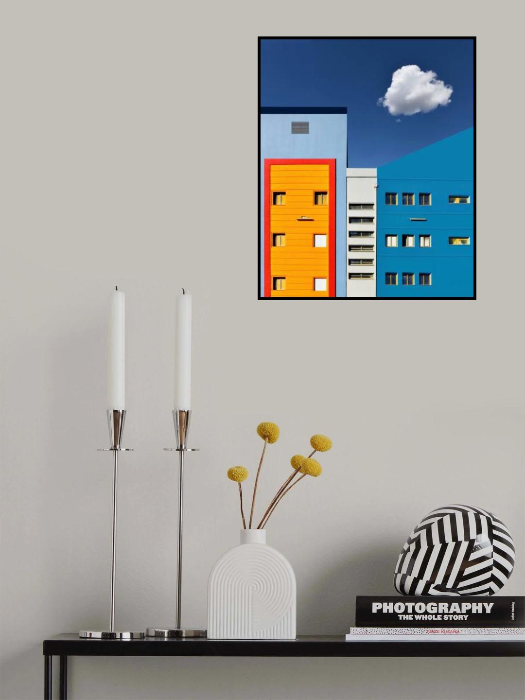 Facade - Caesarea industrial park Poster och Canvastavla