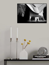 Man and his City Scape Poster och Canvastavla
