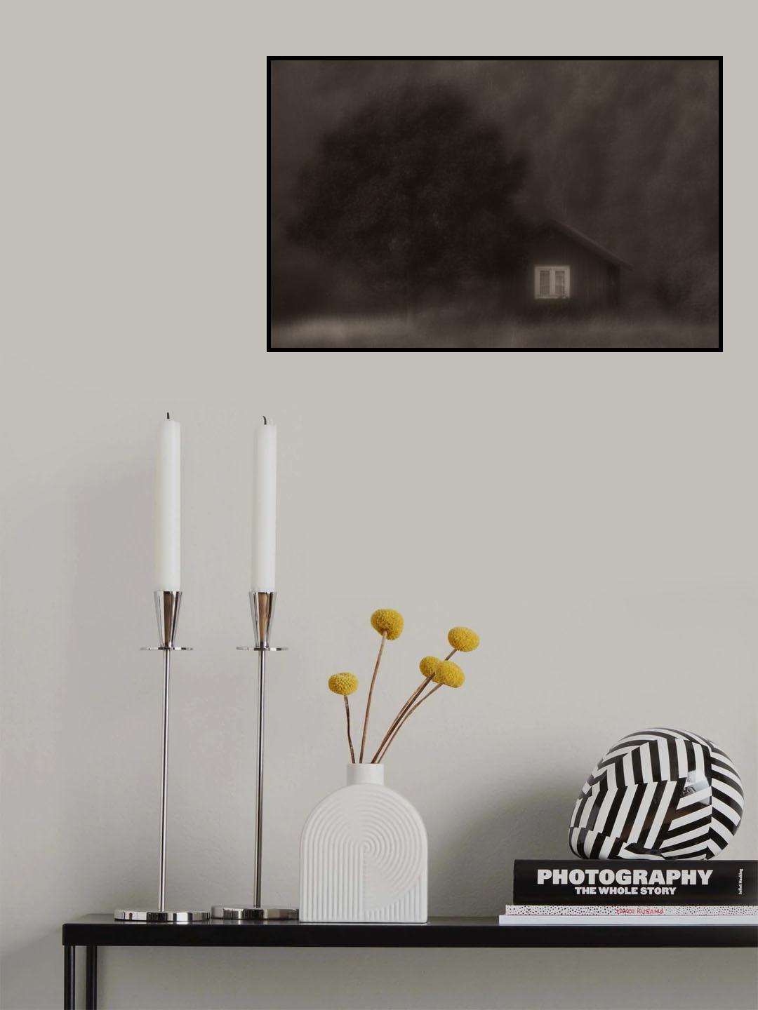 The little cottage in the woods Poster och Canvastavla
