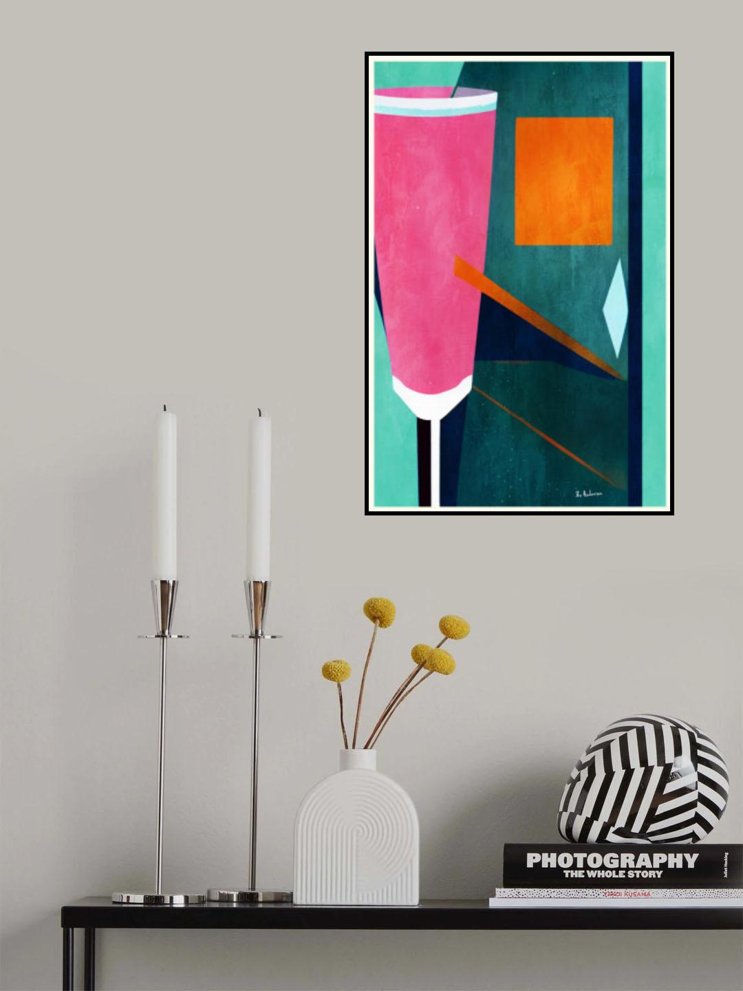 Mon Petite Crement Rosé Poster och Canvastavla