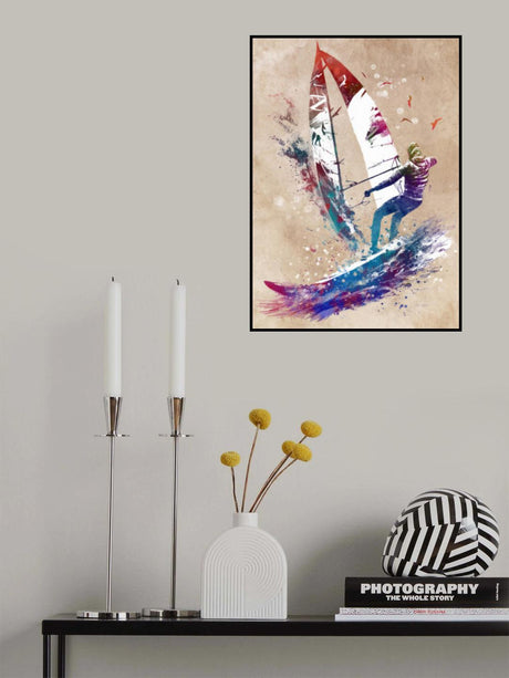 Surfer sport art Poster och Canvastavla