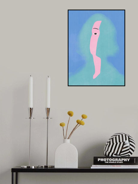 From Within In Pink Poster och Canvastavla