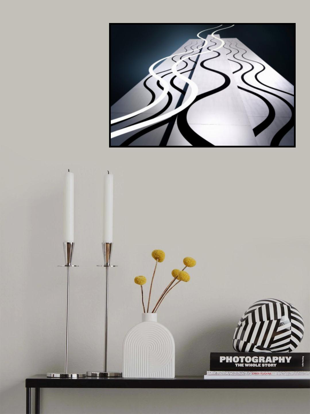 modern swinging architecture II Poster och Canvastavla