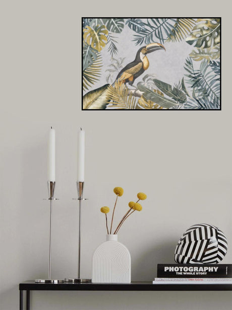 Toucans Tropical Garden Poster och Canvastavla