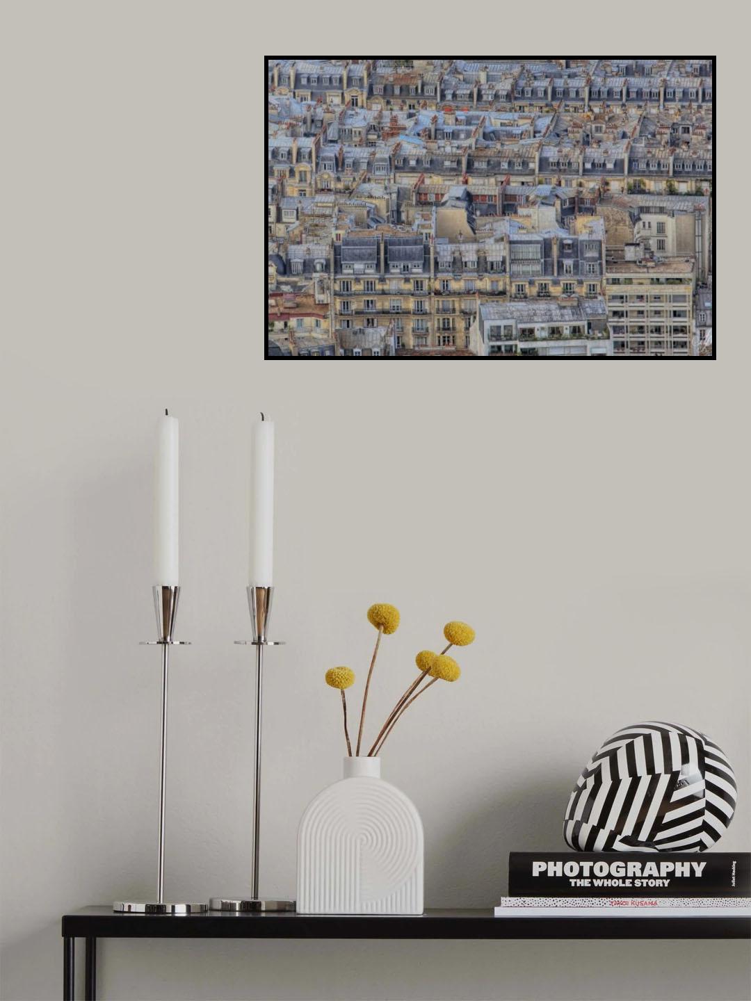 Parisian roofs Poster och Canvastavla