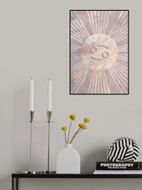 Cancer Boho Star Sign Sun Poster och Canvastavla