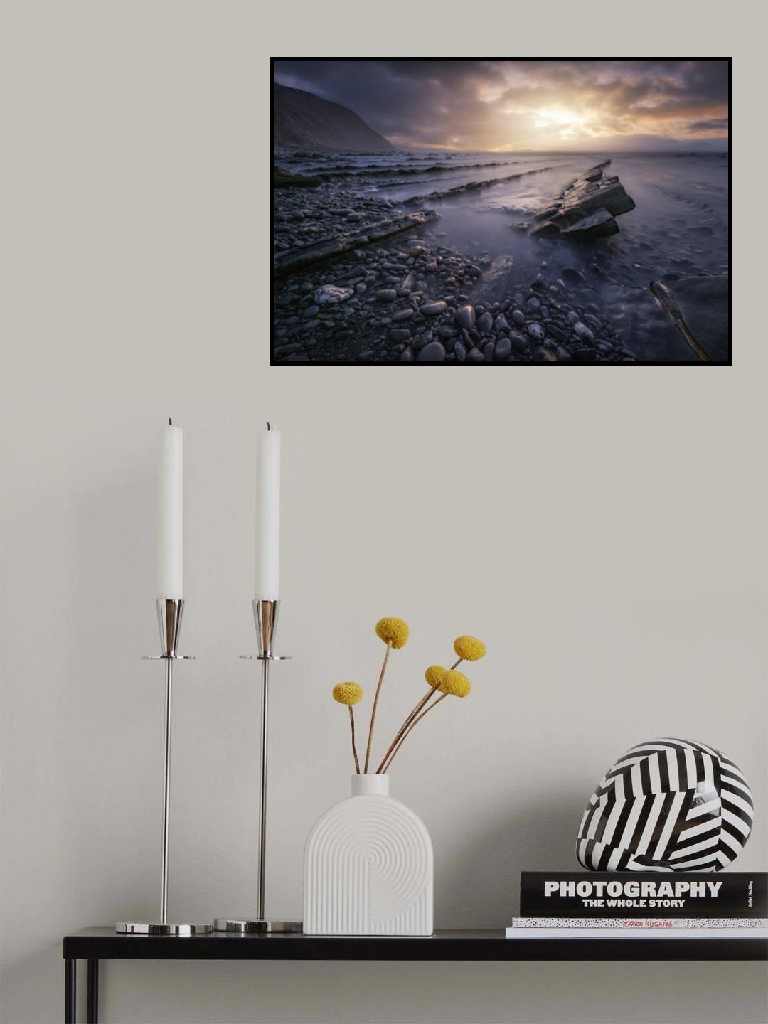 Barrika sunset Poster och Canvastavla