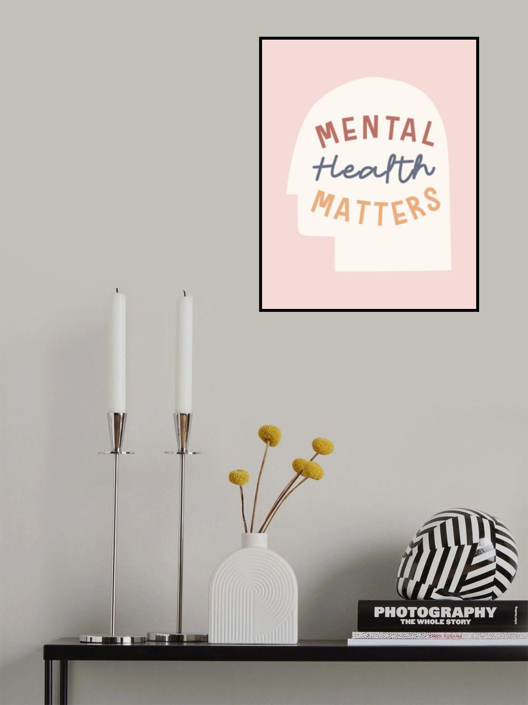 Mentalhealthmatters Poster och Canvastavla
