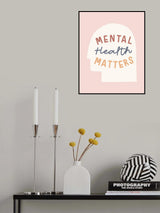 Mentalhealthmatters Poster och Canvastavla