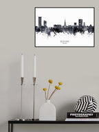 Bedford England Skyline Poster och Canvastavla