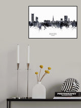 Bedford England Skyline Poster och Canvastavla