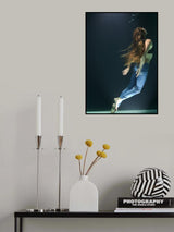 underwater artistic portrait shooting Poster och Canvastavla