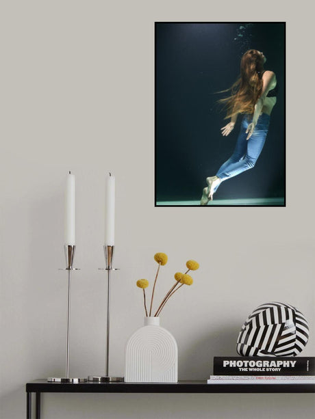 underwater artistic portrait shooting Poster och Canvastavla