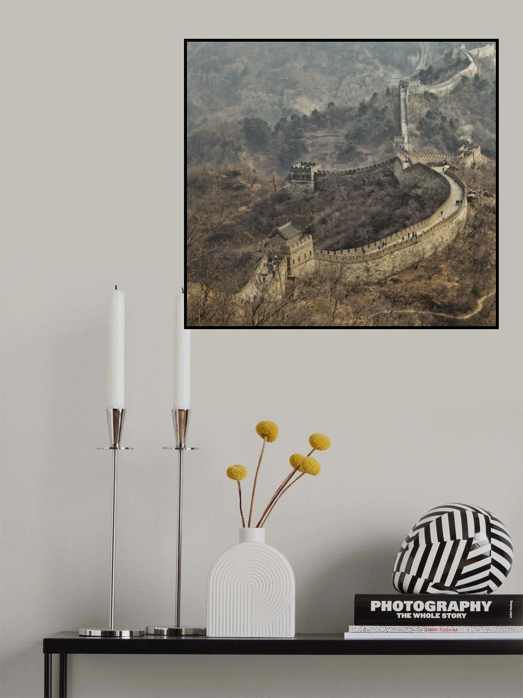 Early Spring in Mutianyu Poster och Canvastavla