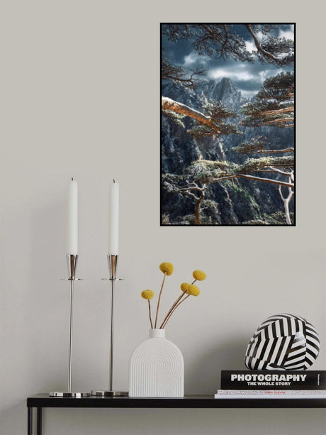 Yellow mountain Poster och Canvastavla
