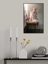 at the window Poster och Canvastavla