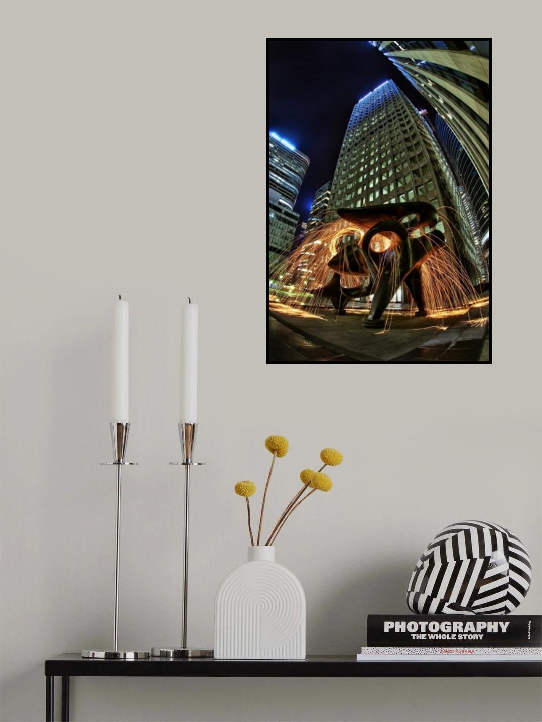 The Fire Monster Poster och Canvastavla