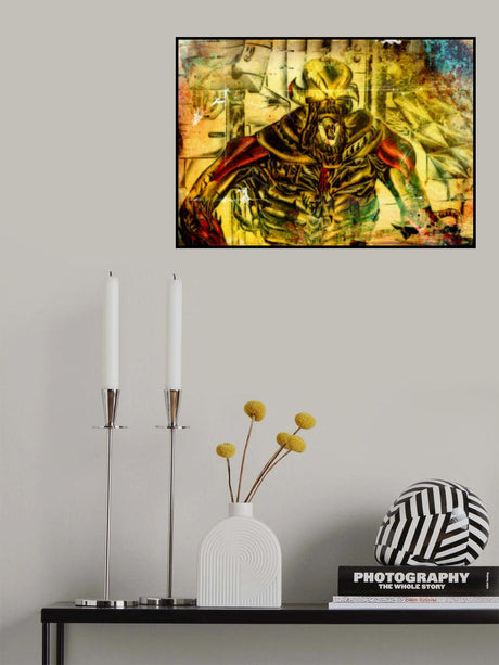 Alien portrait Poster och Canvastavla