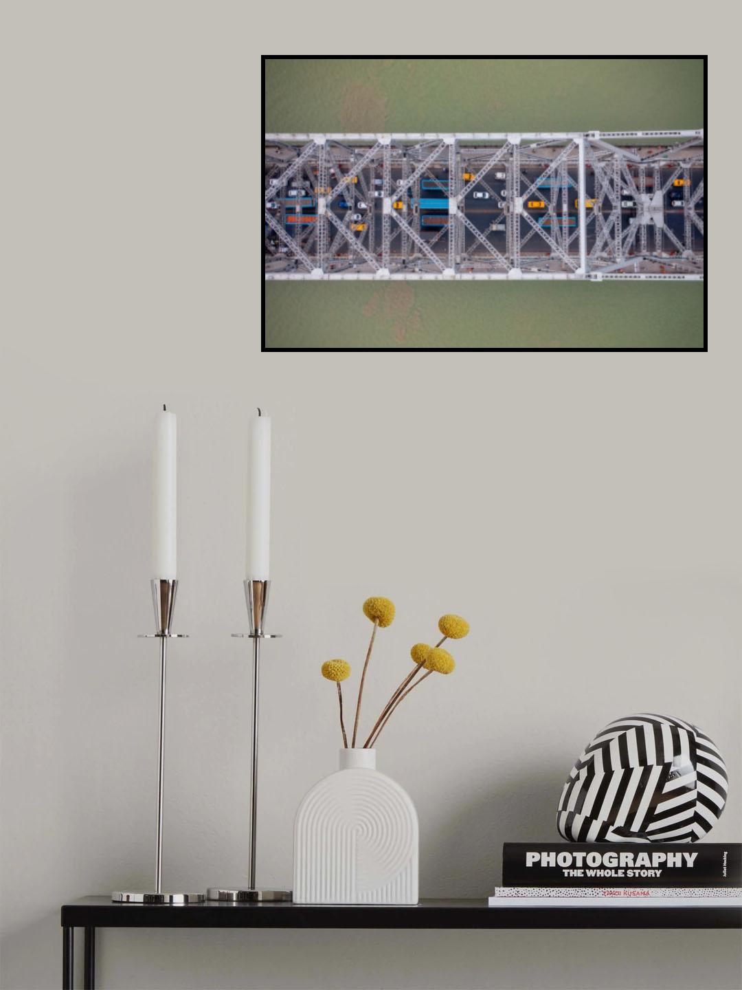 Howrah Bridge Poster och Canvastavla