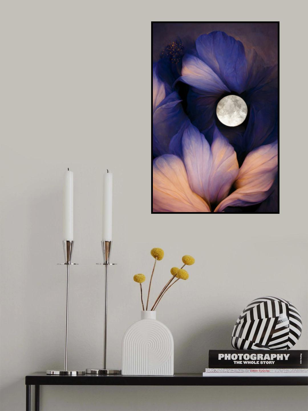 The Moon Flowers Poster och Canvastavla