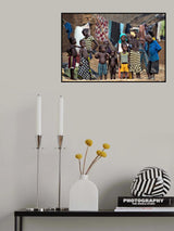 Group of Kids, Mopti, Mali Poster och Canvastavla