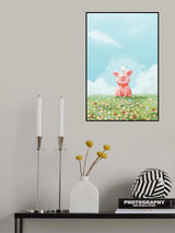Cute Pig Poster och Canvastavla