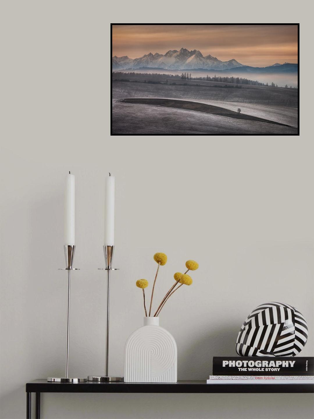 As autumn left the fields Poster och Canvastavla